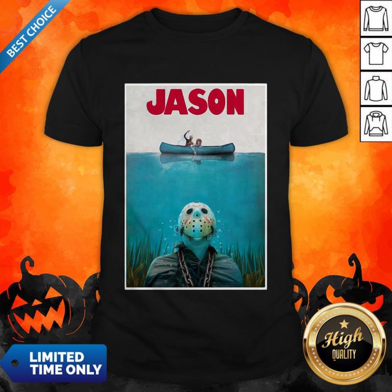 Nice Jason Voorhees Friday The 13th Jaws Shirt