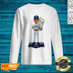 Perfect Corey Seager Los Angeles Dodgers 2020 World Series Champions Sweatshirt - Design By Valleytee.com