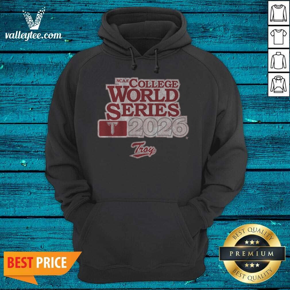Awesome Troy Baseball 2026 College World Series Shirt shirt optimized on Hoodie Awesome Troy Baseball 2026 College World Series Shirt shirt optimized shown as a hoodie preview