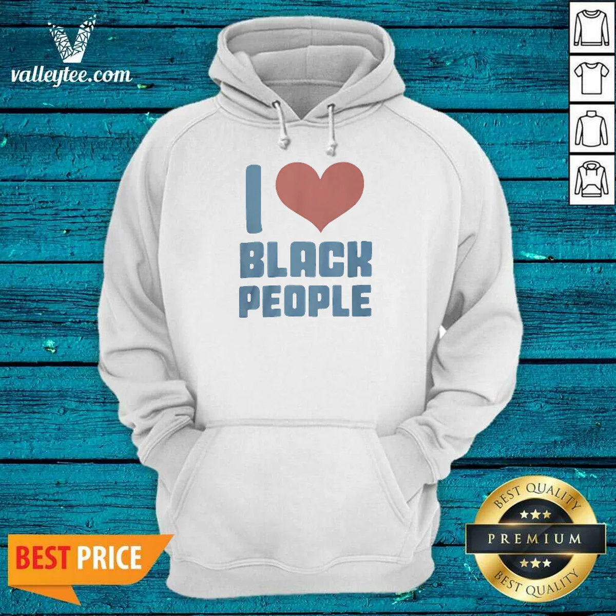 Funny Bre Scullark I Love Black People Hoodie