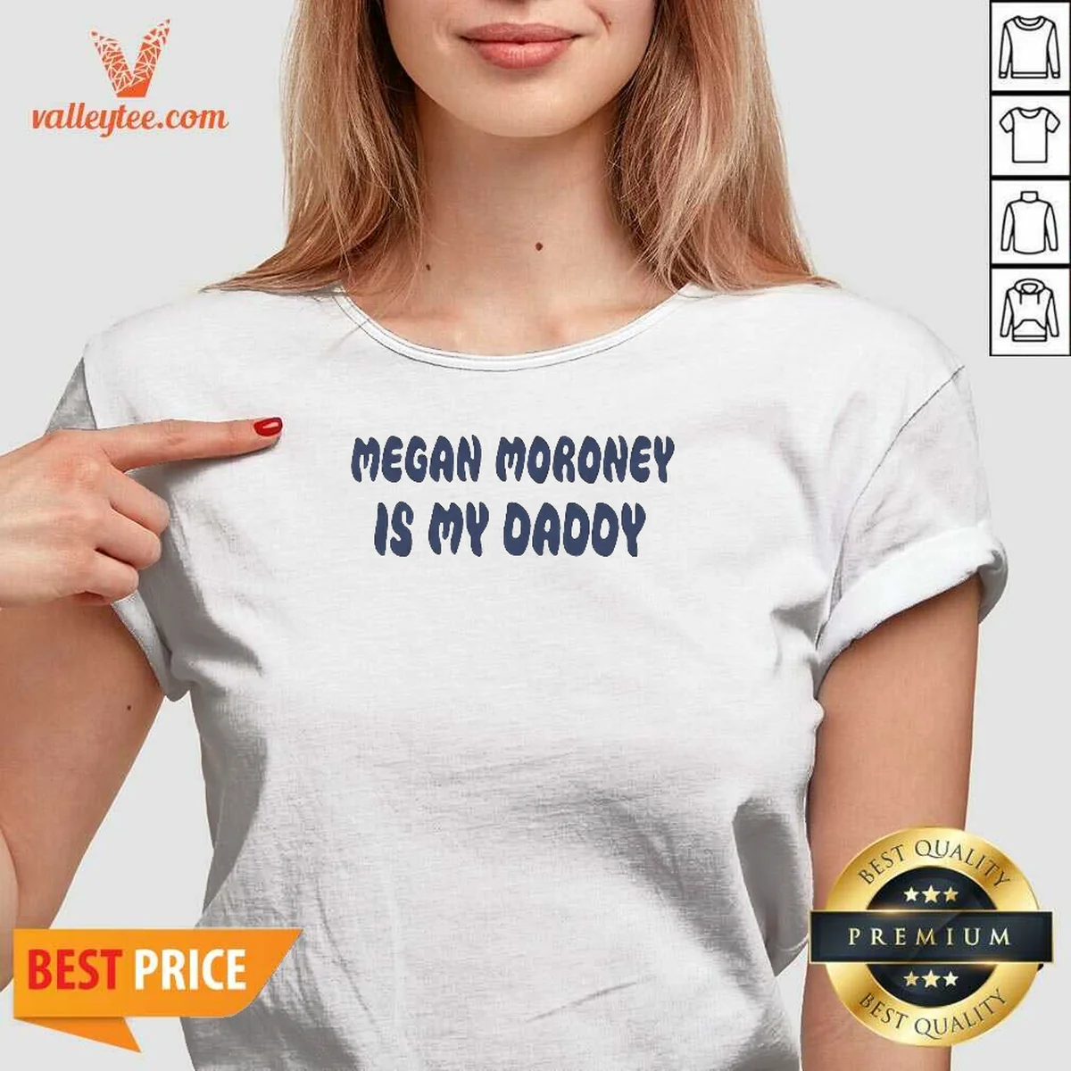Funny Megan Moroney Is My Daddy V-Neck Shirt Funny Megan Moroney Is My Daddy V-Neck Shirt