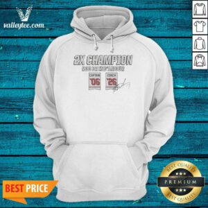 Funny Rod Brind'Amour Two Time Champion Hoodie