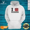 Hot I Love Nerds Pocket Protector Hoodie