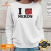 Hot I Love Nerds Pocket Protector Sweatshirt