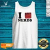 Hot I Love Nerds Pocket Protector Tank Top