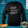 Hot I'M From Chicago What Part Hammond Indiana sweatshirt optimized, cozy crewneck in charcoal gray