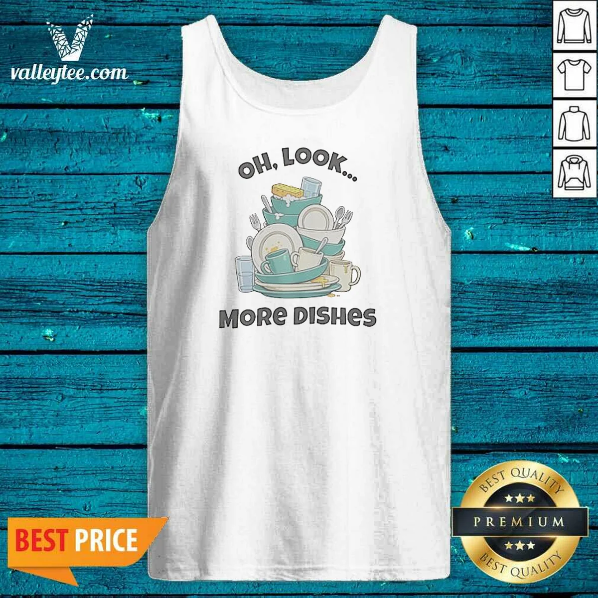 Nice Oh Look More Dishes Tank Top