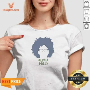Nice Olivia Miles Minnesota Lynx V Neck Shirt v neck optimized showing front view on a clean background