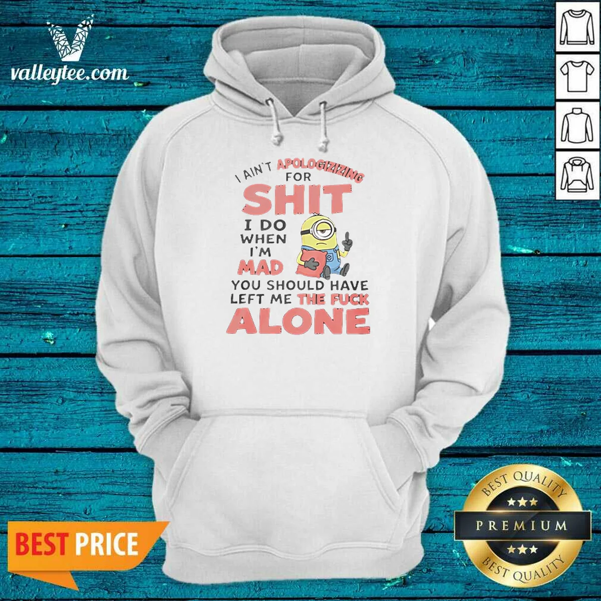 Official I Ain'T Apologizing For Shit Hoodie Official I Ain'T Apologizing For Shit Hoodie
