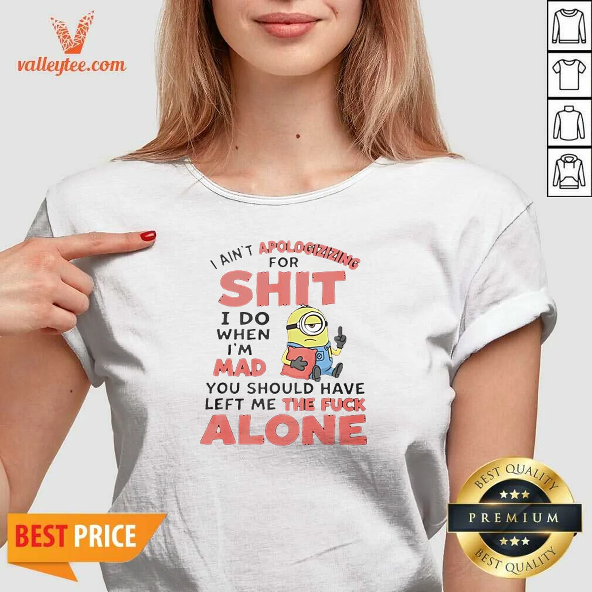Official I Ain'T Apologizing For Shit V-Neck Shirt Official I Ain'T Apologizing For Shit V-Neck Shirt