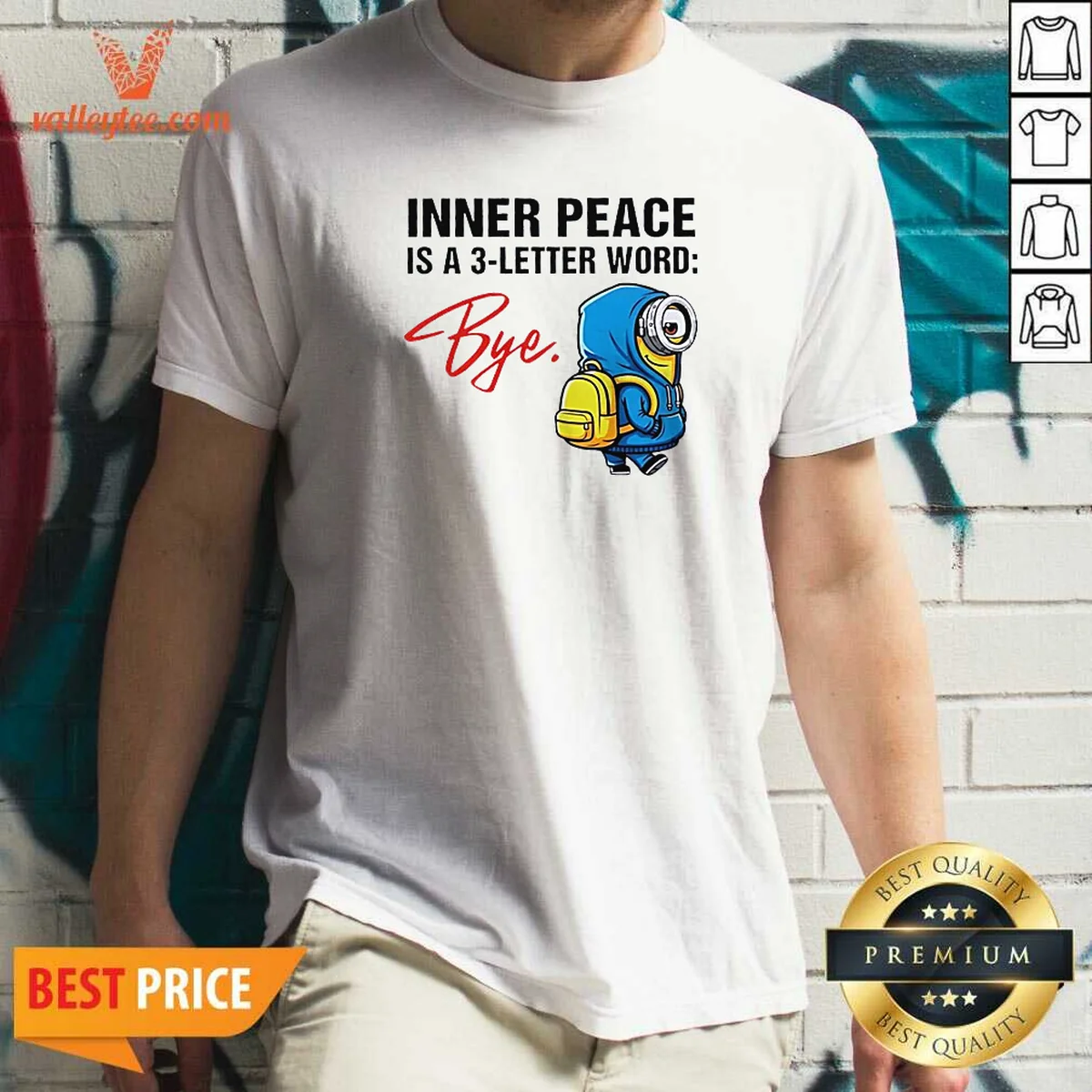 Official Minions Inner Peace Is A Shirt Official Minions Inner Peace Is A Shirt