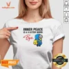 Official Minions Inner Peace Is A 3 Letter Word Bye V-Neck Shirt