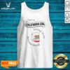 Premium Just A California Girl Living In An Arizona World California Girl tank top optimized, sleeveless casual wear with bold text design
