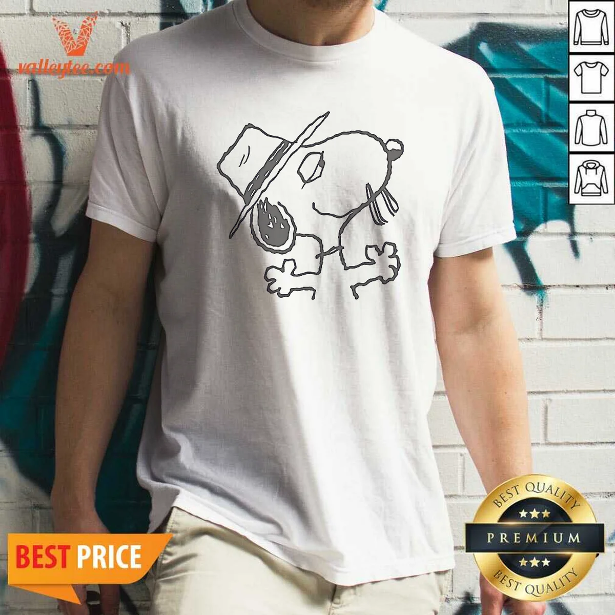 Premium Peanuts Spike Larger Than Life Shirt Premium Peanuts Spike Larger Than Life Shirt
