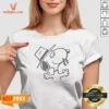 Premium Peanuts Spike Larger Than Life V-Neck Shirt