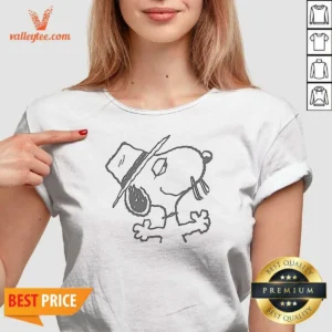 Premium Peanuts Spike Larger Than Life V-Neck Shirt