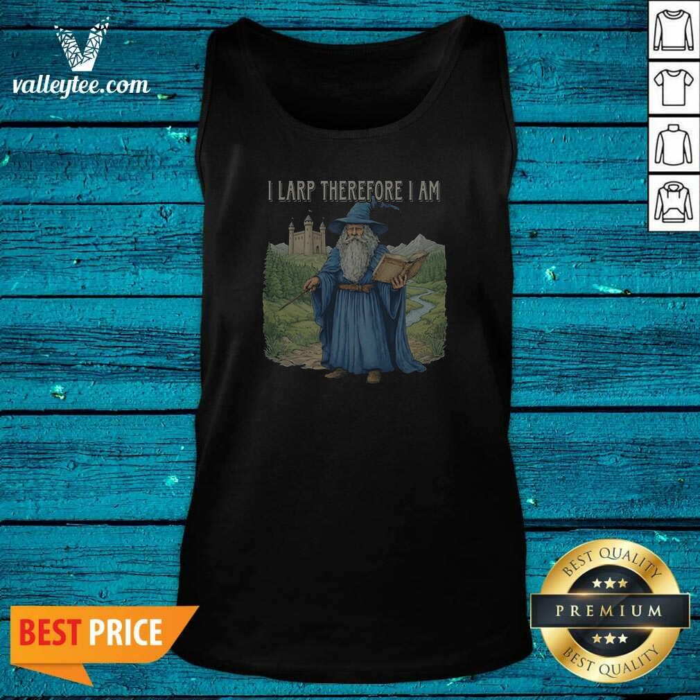 Premium Wizard I Larp Therefore I Am Tank Top