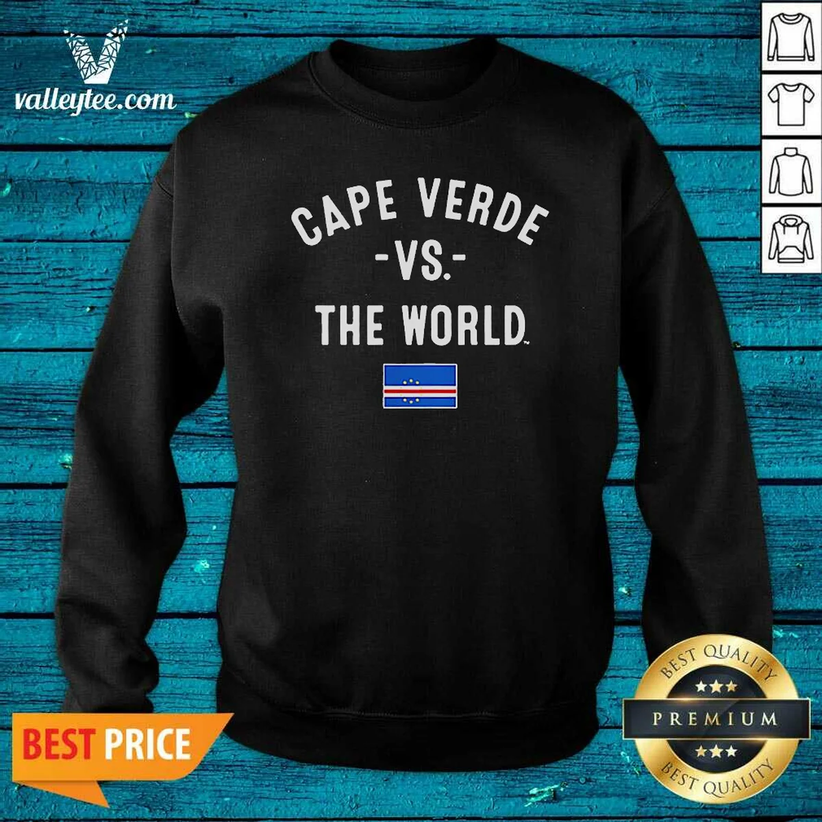 Pretty Cape Verde Vs The World National Team Pride Patriotic Country Flag World Cup 2026 Sweatshirt