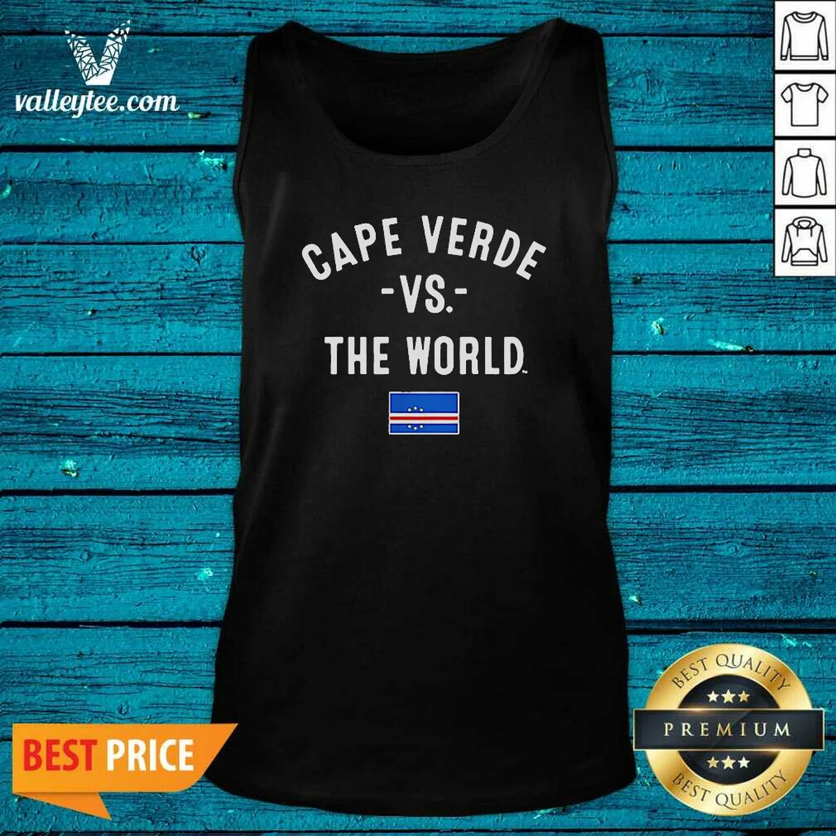 Pretty Cape Verde Vs The World National Team Pride Patriotic Country Flag World Cup 2026 Tank Top