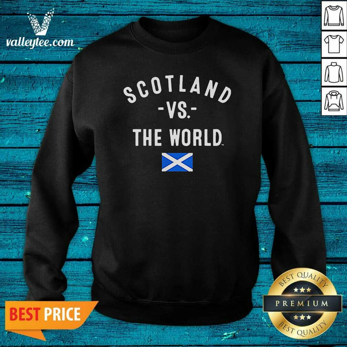 Pretty Scotland Vs The World Saltire Flag Scotland Pride National Heritage FIFA World Cup 2026 Sweatshirt