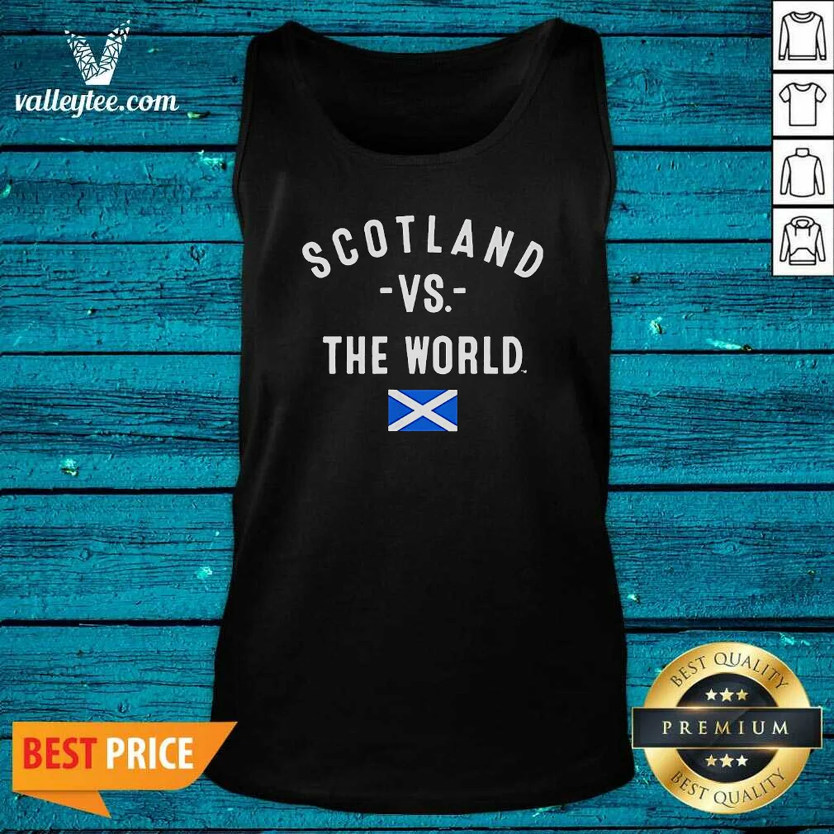 Pretty Scotland Vs The World Saltire Flag Scotland Pride National Heritage FIFA World Cup 2026 Tank Top