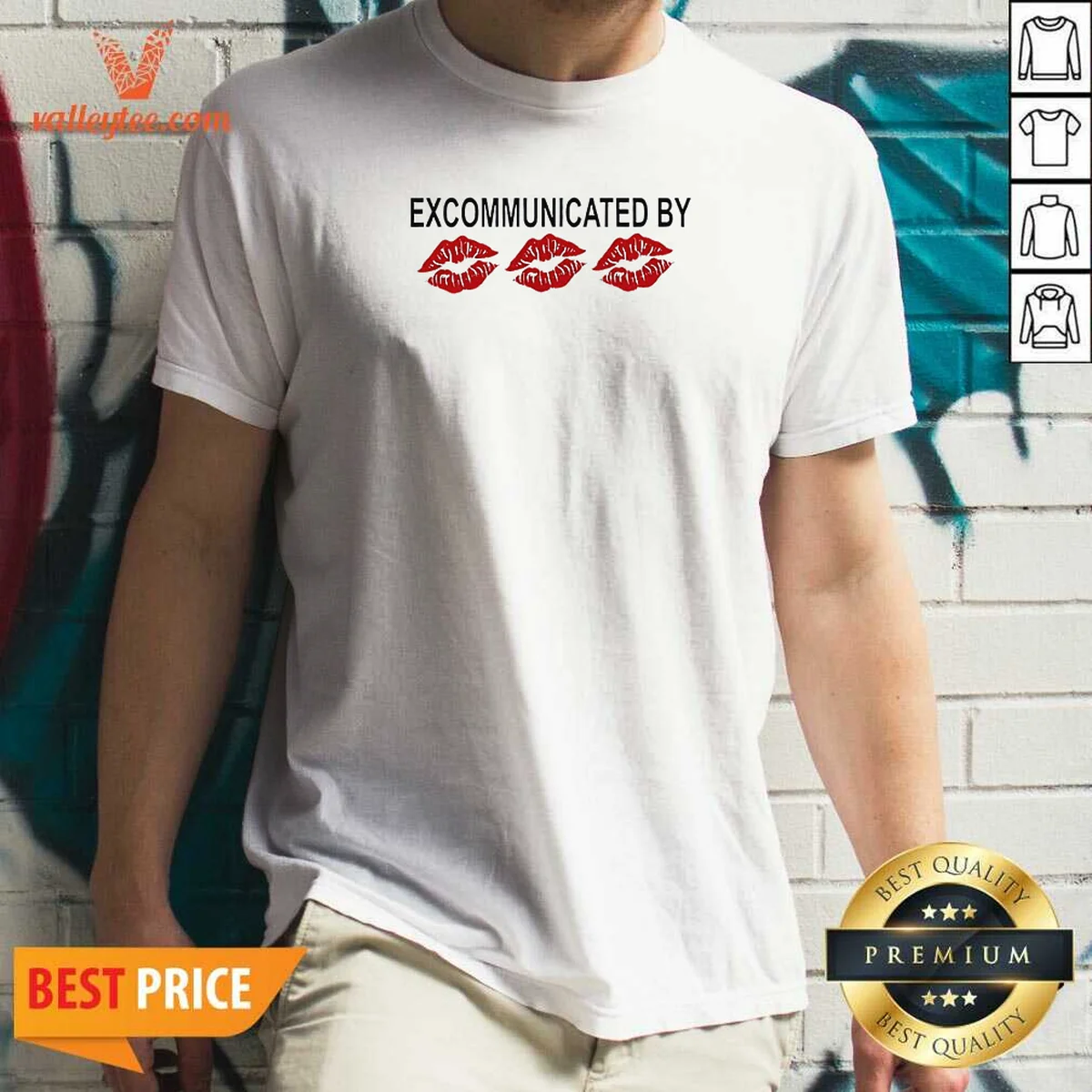 Top Excommunicated By Lips Shirt Optimized Shirt Top Excommunicated By Lips Shirt Optimized Shirt
