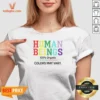 Top Human Beings 100 Percent Organic Colors May Vary V Neck Shirt v neck optimized showing soft organic fabric and comfortable fit