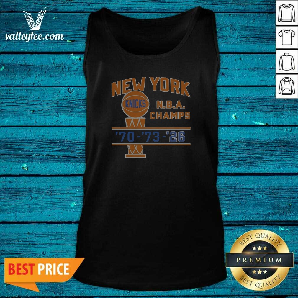 Top New York Knicks NBA Champs 1970 1973 2026 Tank Top