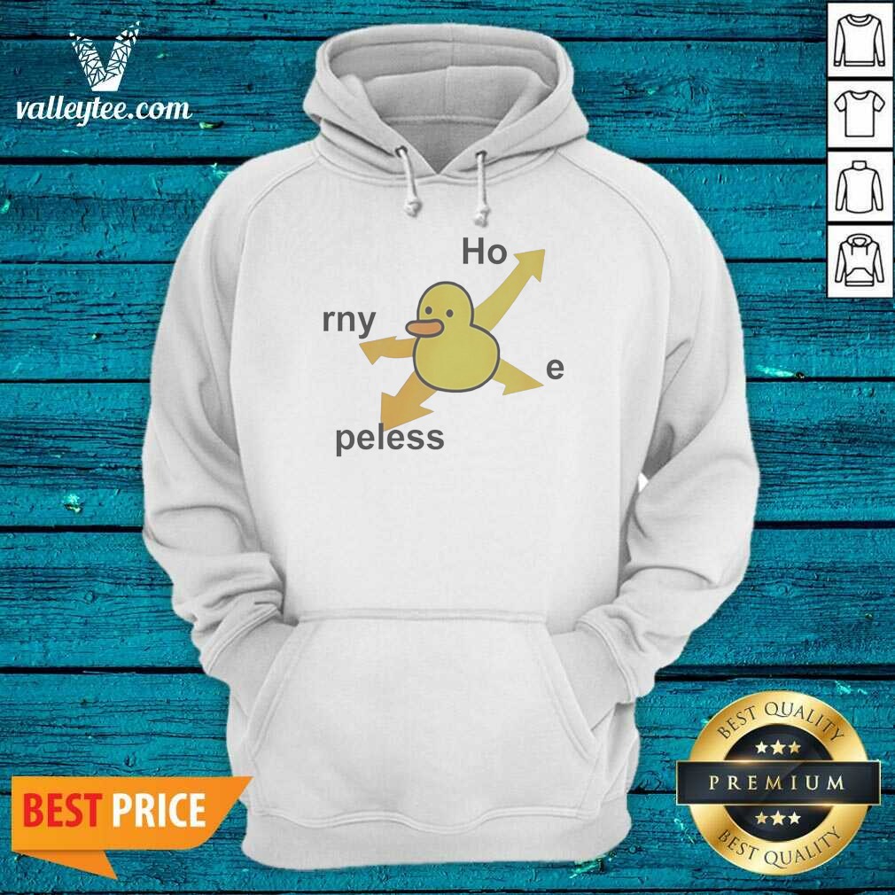 Top Rny Peless Duck In Distress Hoodie Top Rny Peless Duck In Distress Hoodie
