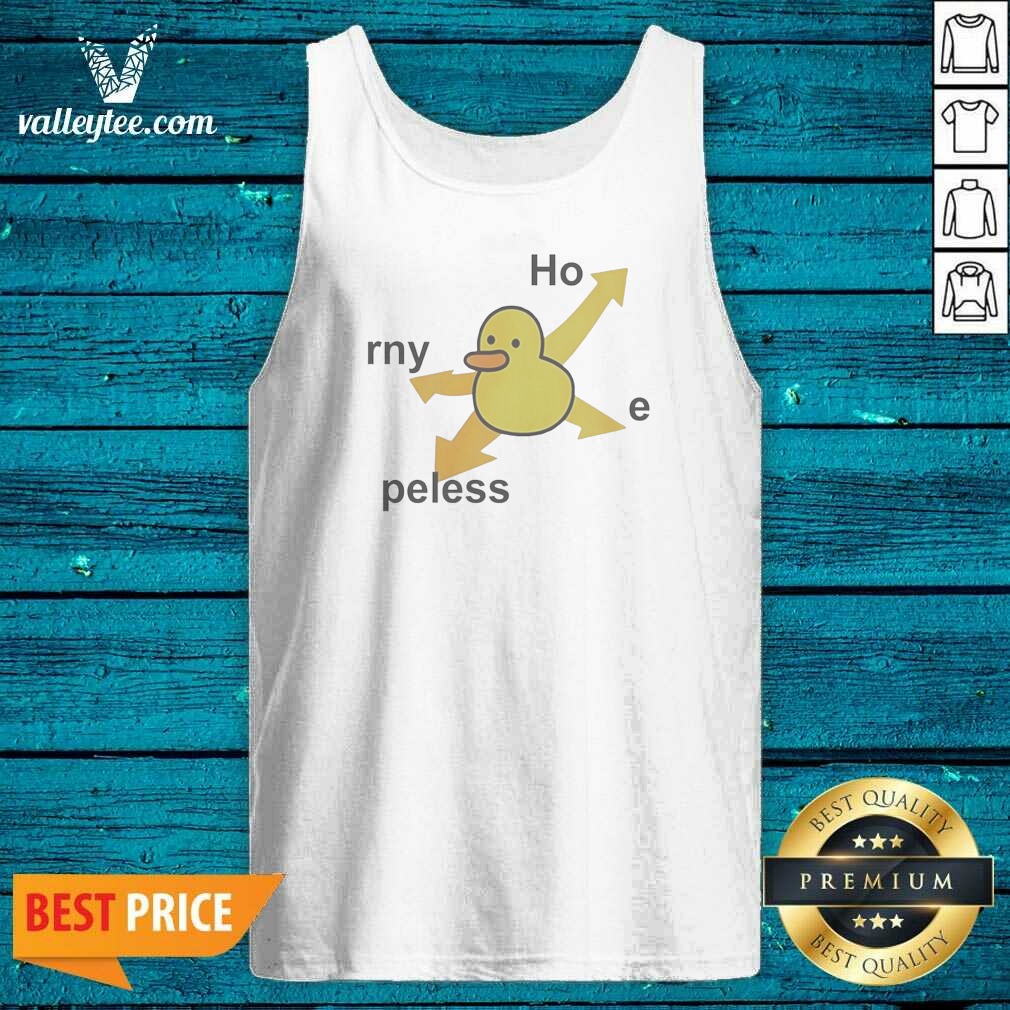 Top Rny Peless Duck In Distress Tank Top