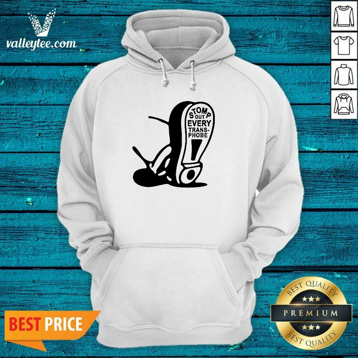 Awesome Stomp Out Every Transphobe Boot Social Justice Activism Equality Protest Hoodie