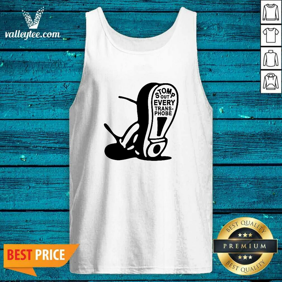 Awesome Stomp Out Every Transphobe Boot Social Justice Activism Equality Protest Tank Top