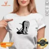 Awesome Stomp Out Every Transphobe Boot Social Justice Activism Equality Protest V Neck Shirt in dark color with bold text design