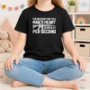 Awesome The Quickest Way To A Man Heart Is 2970 Ft Per Second Ar15 Rifle Firearm Kids T Shirt in navy blue, short sleeve cotton tee for children