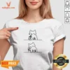 Funny Drinking Cat V-Neck Shirt