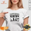 Good I Survived My Trip To NYC Silhouette Humor V-Neck Shirt