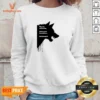 Good Wolf Then The Wolf Arrives Not To Create The Problem But To Reveal It sweatshirt in charcoal grey with bold white typography on front