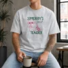 Hot Somebody'S Feral Teacher Raccoon With Iced Coffee Washed T-Shirt