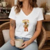 Nice First Day Survival Teacher Vintage V-Neck Shirt