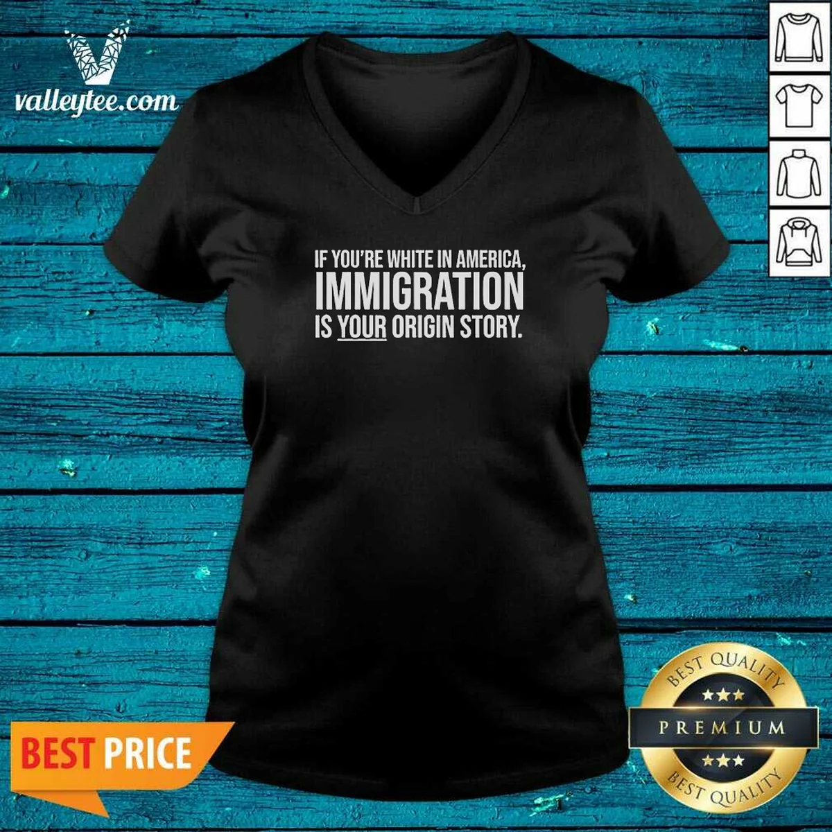 Nice If Youre White In America V-Neck Shirt Nice If Youre White In America V-Neck Shirt