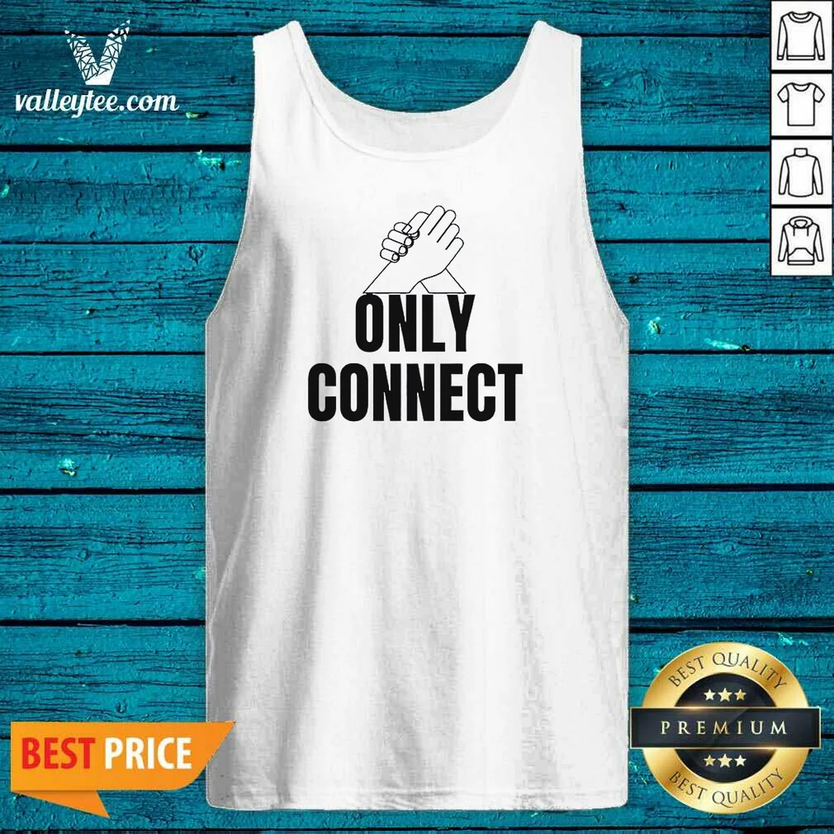Nice Only Connect Arm Wrestling Hands Tank Top