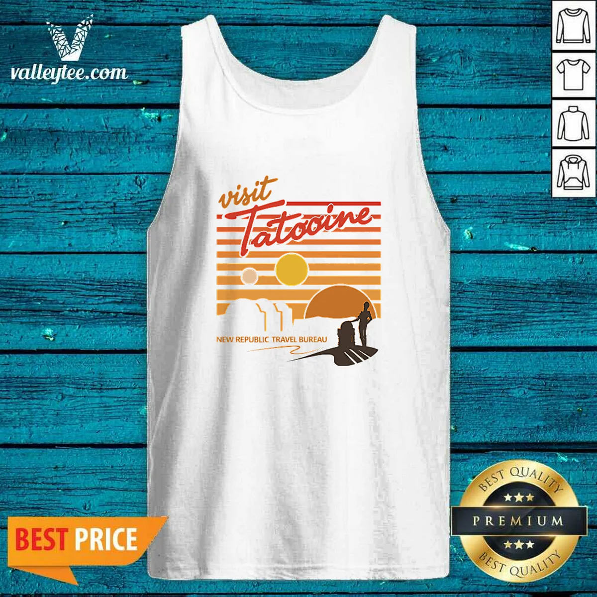 Nice Visit Tatooine Travel Bureau Tank Top Nice Visit Tatooine Travel Bureau Tank Top