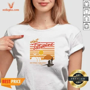 Nice Visit Tatooine Travel Bureau V-Neck Shirt