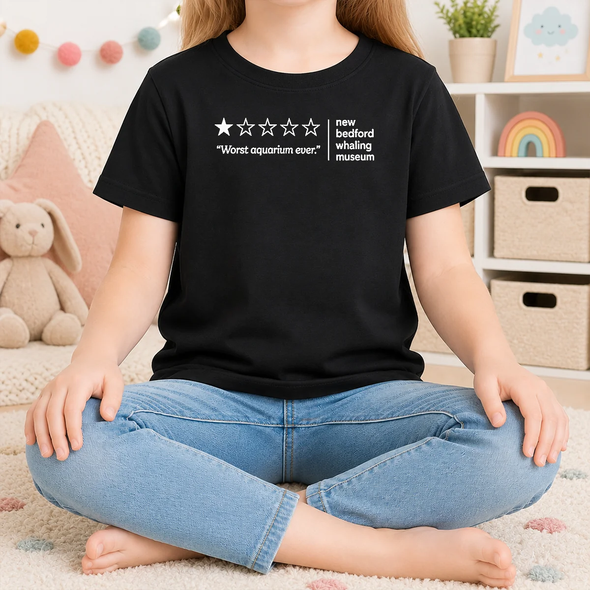 Nice Worst Aquarium Ever New Bedford Whaling Museum Kids T-Shirt