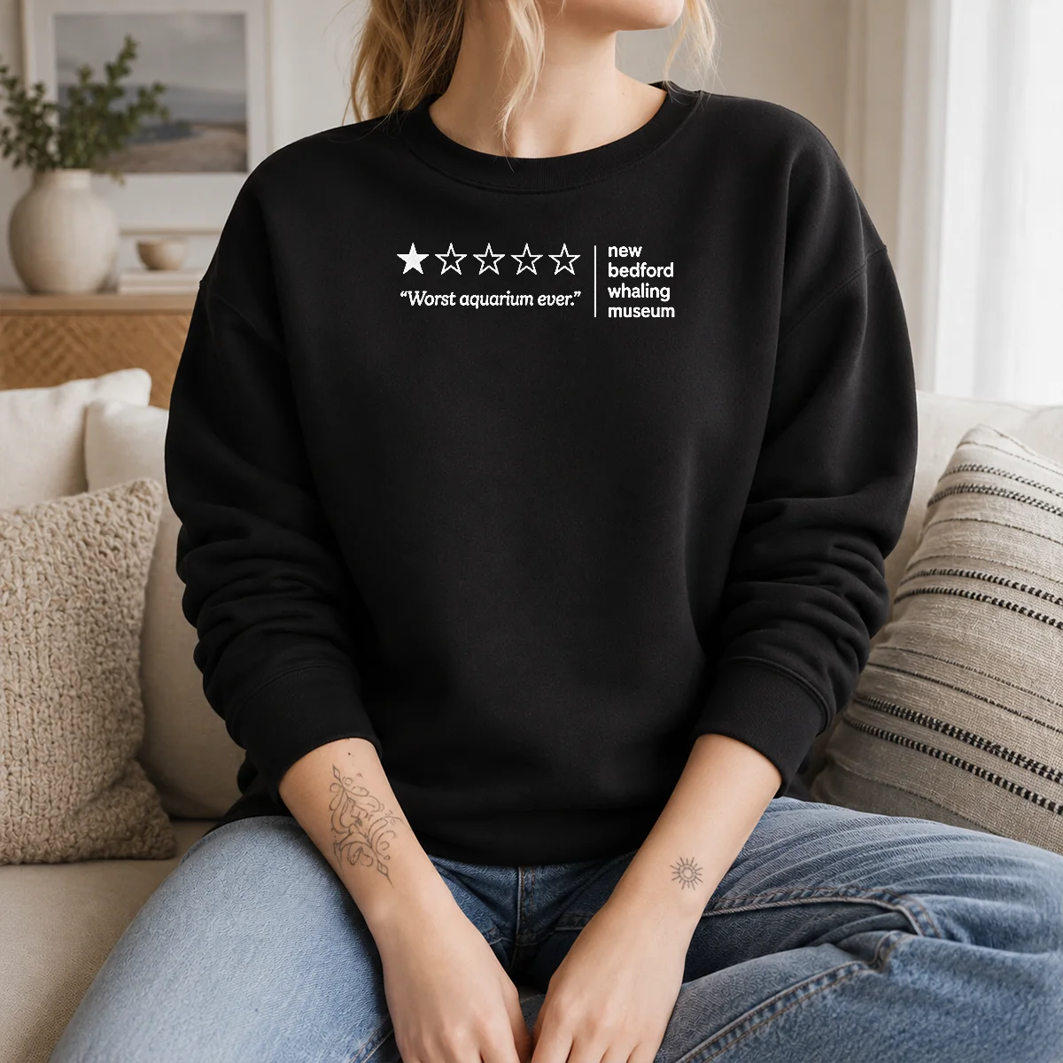 Nice Worst Aquarium Ever New Bedford Whaling Museum Sweater