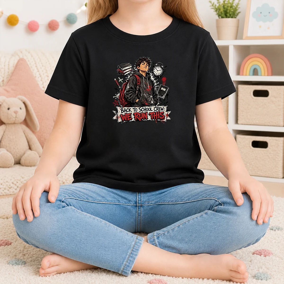 Official Back To School Crew Streetwear Forns Kids T-Shirt