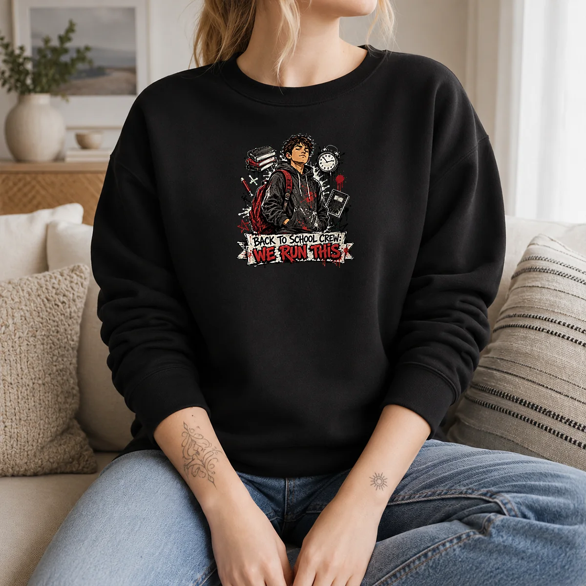 Official Back To School Crew Streetwear Forns Sweater