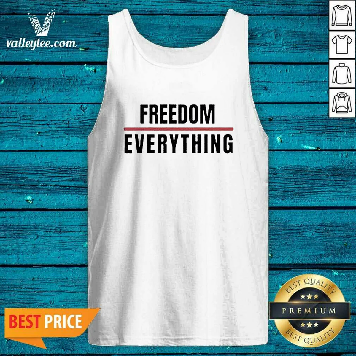 Official Freedom For Everything Tank Top Official Freedom For Everything Tank Top