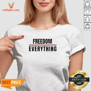 Official Freedom For Everything V-Neck Shirt