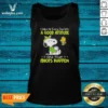 Official Snoopy I Wake Up Every Day With A Good Attitude And Then Idiots Happen Tank Top